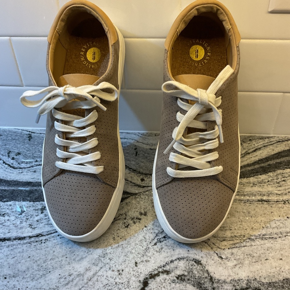 Revitalizing brown suede sneakers